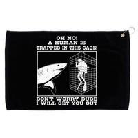 Great White Shark Ocean Biologists Largest Predator Fish Grommeted Golf Towel