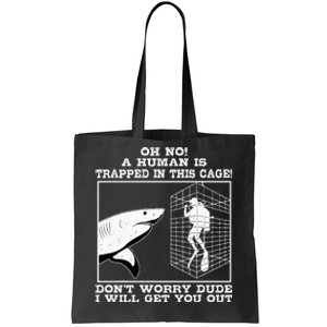 Great White Shark Ocean Biologists Largest Predator Fish Tote Bag