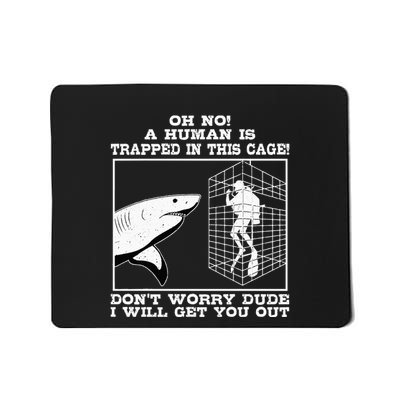 Great White Shark Ocean Biologists Largest Predator Fish Mousepad