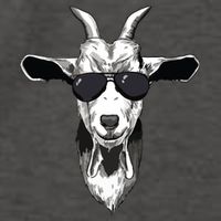 Goat With Sunglasses Vector Backpack
