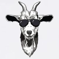 Goat With Sunglasses Tumbler
