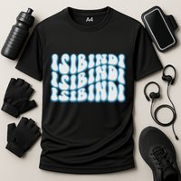 Groovy Wavy Style School Spirit Wear Cooling Performance Crew T-Shirt
