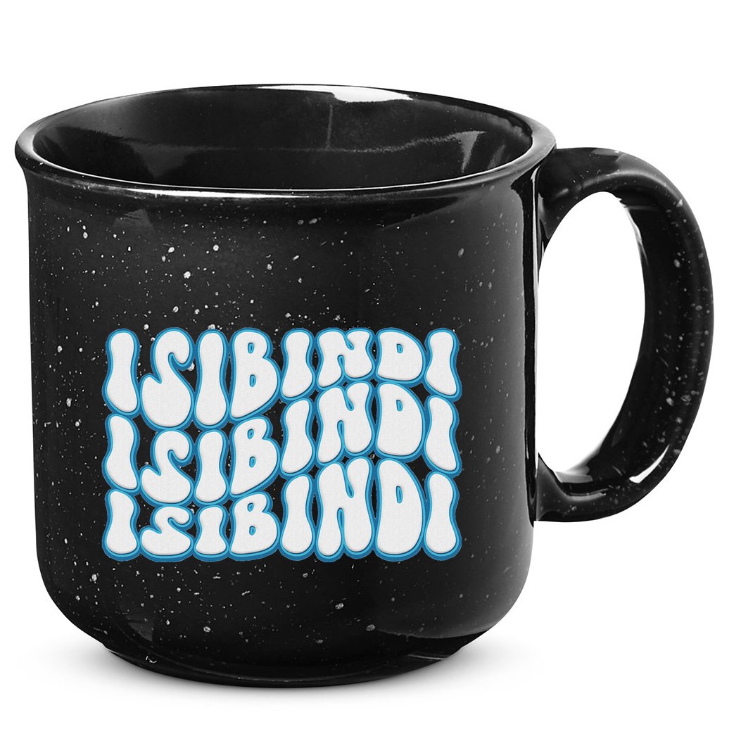Groovy Wavy Style School Spirit Wear 15oz Campfire Ceramic Mug