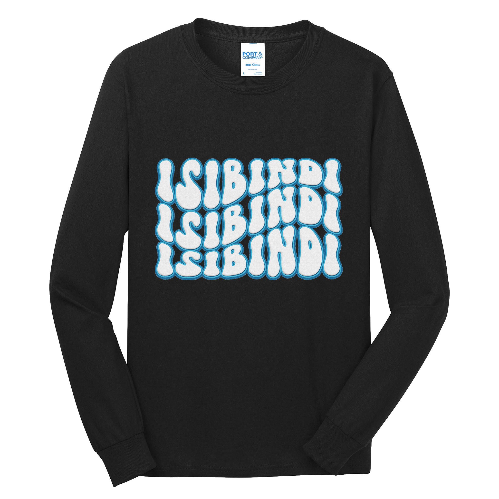 Groovy Wavy Style School Spirit Wear Tall Long Sleeve T-Shirt