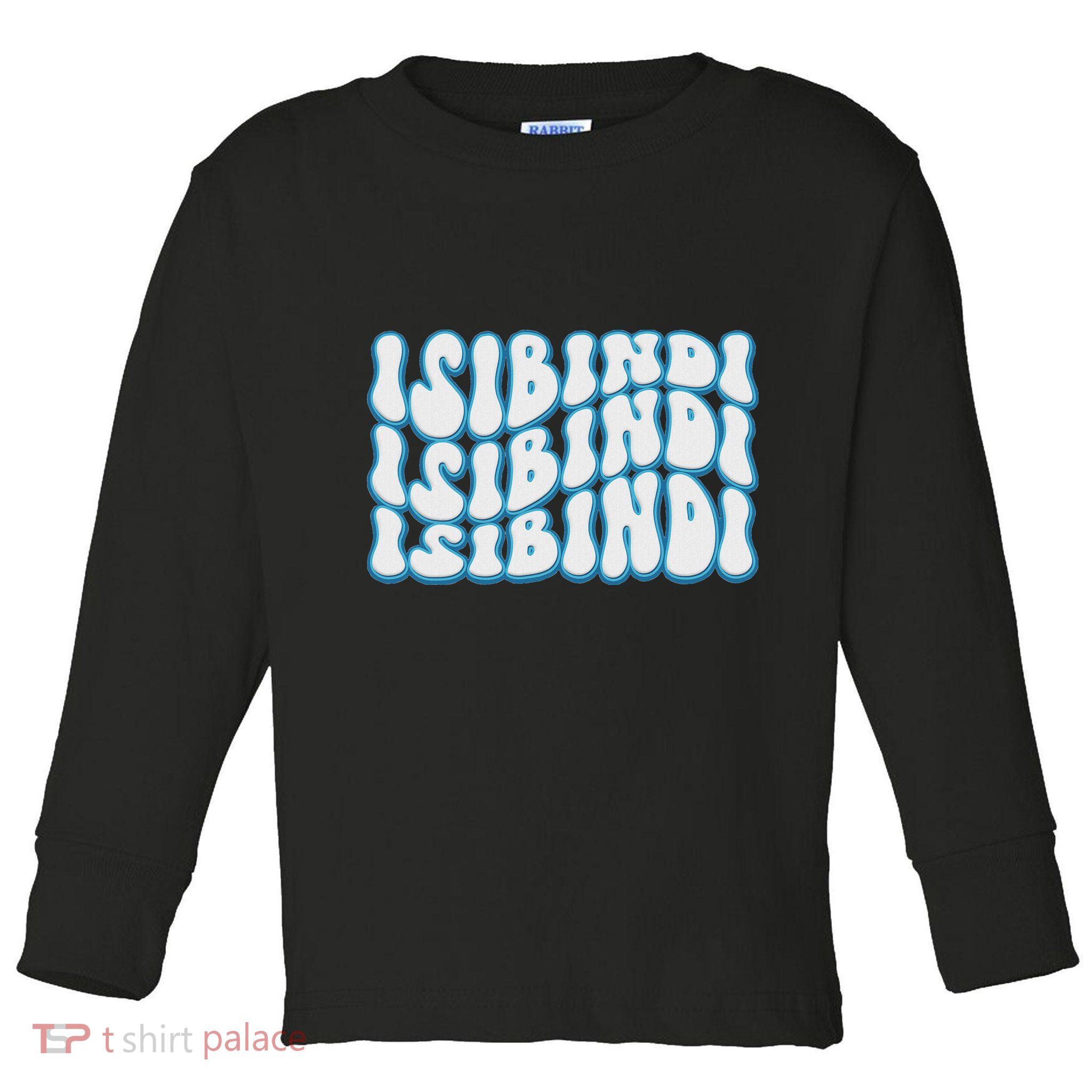 Groovy Wavy Style School Spirit Wear Toddler Long Sleeve Shirt