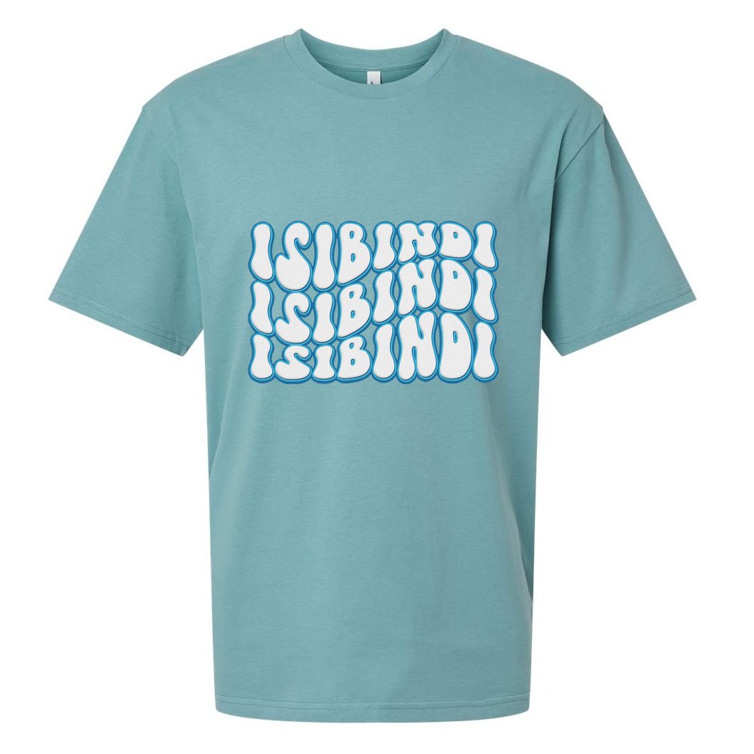 Groovy Wavy Style School Spirit Wear Sueded Cloud Jersey T-Shirt