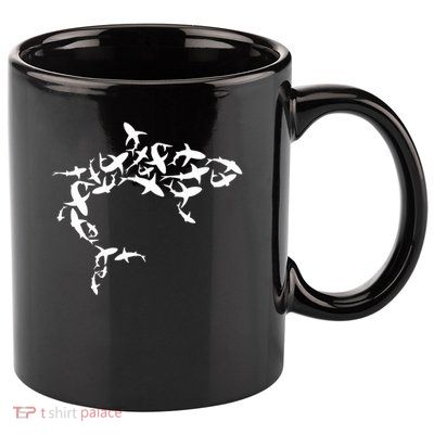 Great White Shark Lover Marine Biology Animal Science 11oz C Handle Ceramic Mug