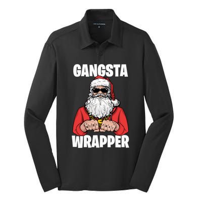 Gangsta Wrapper Sweat Silk Touch Performance Long Sleeve Polo