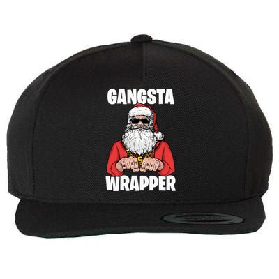 Gangsta Wrapper Sweat Wool Snapback Cap