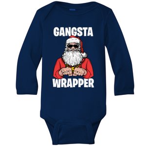 Gangsta Wrapper Sweat Baby Long Sleeve Bodysuit