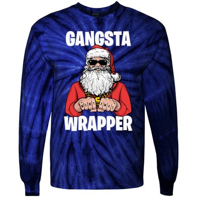 Gangsta Wrapper Sweat Tie-Dye Long Sleeve Shirt