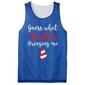 Guess What SantaS Bringing Me Family Pregnancy Funny Gift Mesh Reversible Basketball Jersey Tank