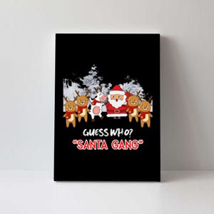 Guess Who Santa Gang And Cow Canvas