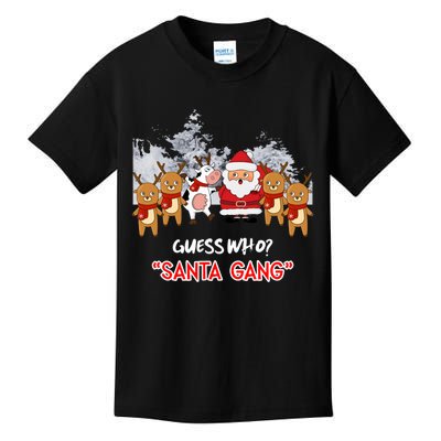 Guess Who Santa Gang And Cow Kids T-Shirt