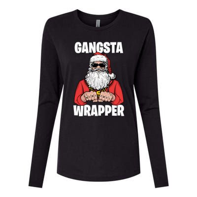 Gangsta Wrapper Sweatshirt Womens Cotton Relaxed Long Sleeve T-Shirt