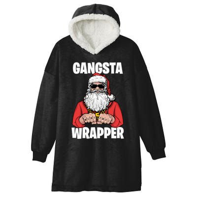 Gangsta Wrapper Sweatshirt Hooded Wearable Blanket