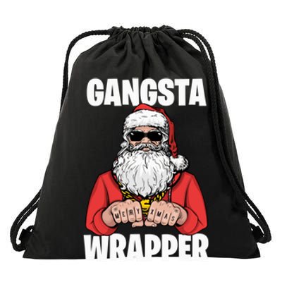 Gangsta Wrapper Sweatshirt Drawstring Bag