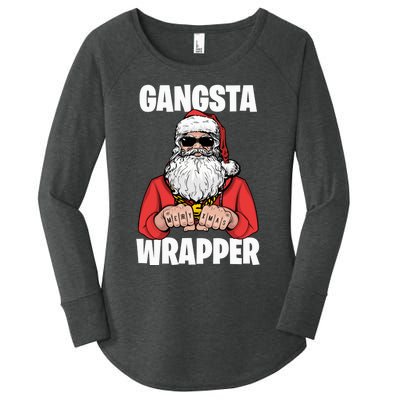 Gangsta Wrapper Sweatshirt Women's Perfect Tri Tunic Long Sleeve Shirt