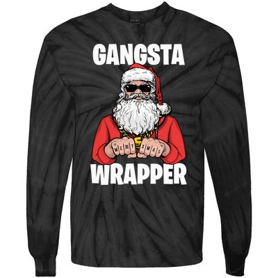 Gangsta Wrapper Sweatshirt Tie-Dye Long Sleeve Shirt