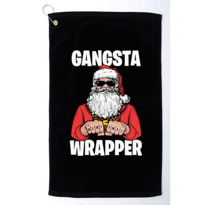 Gangsta Wrapper Sweatshirt Platinum Collection Golf Towel