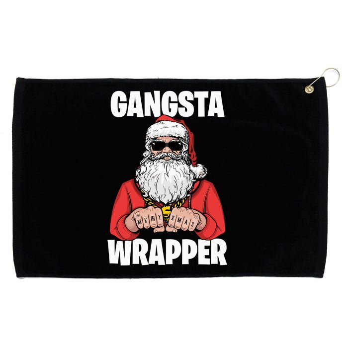 Gangsta Wrapper Sweatshirt Grommeted Golf Towel