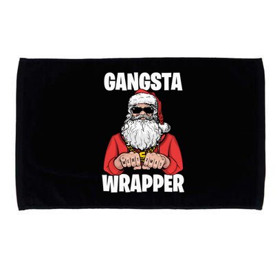 Gangsta Wrapper Sweatshirt Microfiber Hand Towel