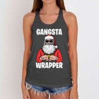 Gangsta Wrapper Sweatshirt Women's Knotted Racerback Tank