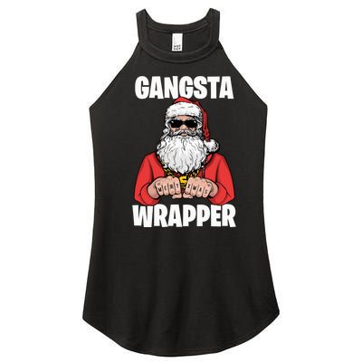 Gangsta Wrapper Sweatshirt Women's Perfect Tri Rocker Tank