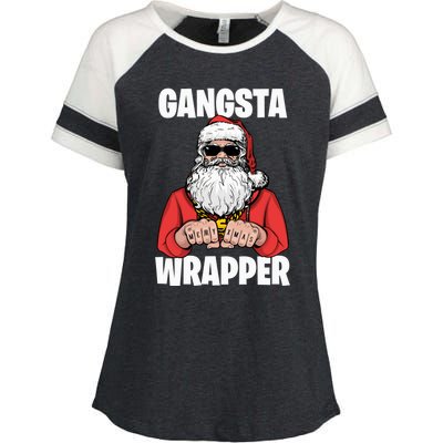 Gangsta Wrapper Sweatshirt Enza Ladies Jersey Colorblock Tee