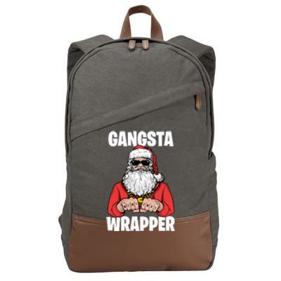 Gangsta Wrapper Sweatshirt Cotton Canvas Backpack