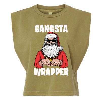 Gangsta Wrapper Sweatshirt Garment-Dyed Women's Muscle Tee