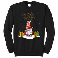 Gnome With Snow Xmas Funny Merry Christmas Sweatshirt