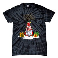 Gnome With Snow Xmas Funny Merry Christmas Tie-Dye T-Shirt