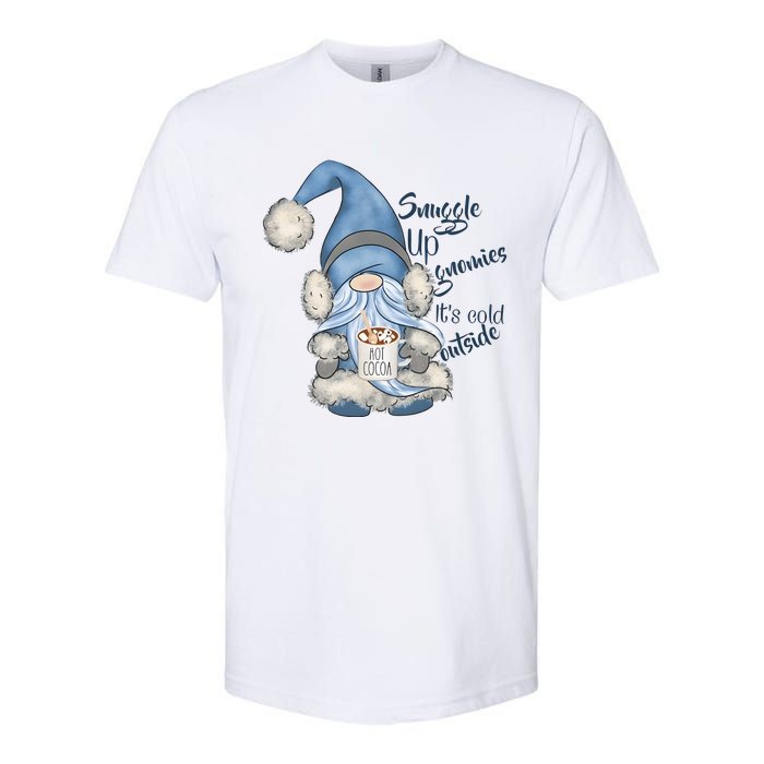 Gnome Winter Snuggle Up Gnomies It Is Cold Outside Softstyle CVC T-Shirt