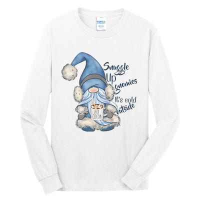 Gnome Winter Snuggle Up Gnomies It Is Cold Outside Tall Long Sleeve T-Shirt