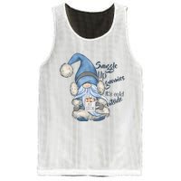 Gnome Winter Snuggle Up Gnomies It Is Cold Outside Mesh Reversible Basketball Jersey Tank