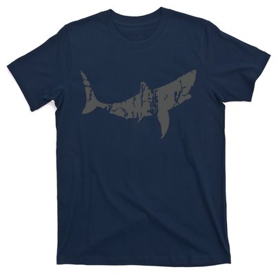 Great White Shark Vintage Design Great White Shark Print T-Shirt