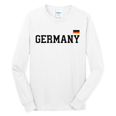 Germany Women Soccer Fan German Flag Tall Long Sleeve T-Shirt