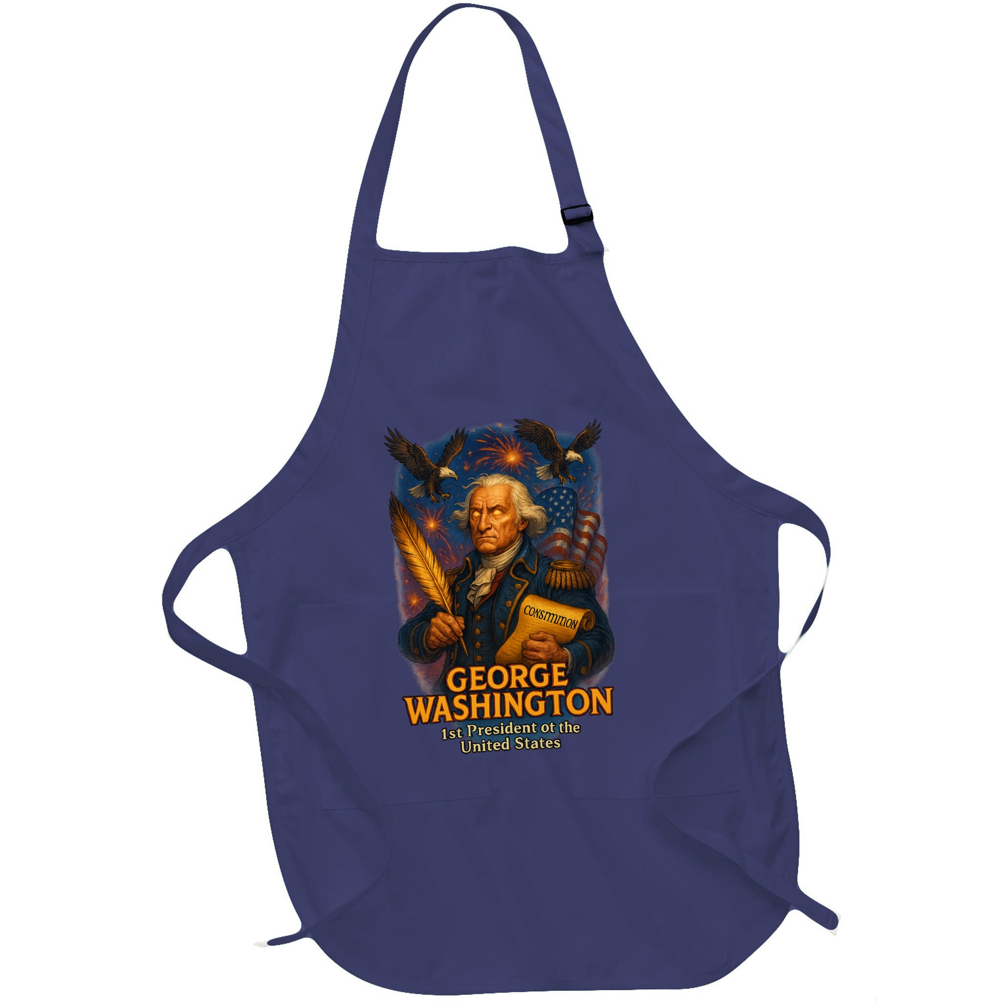 George Washington The Presidential Chronicles Apron