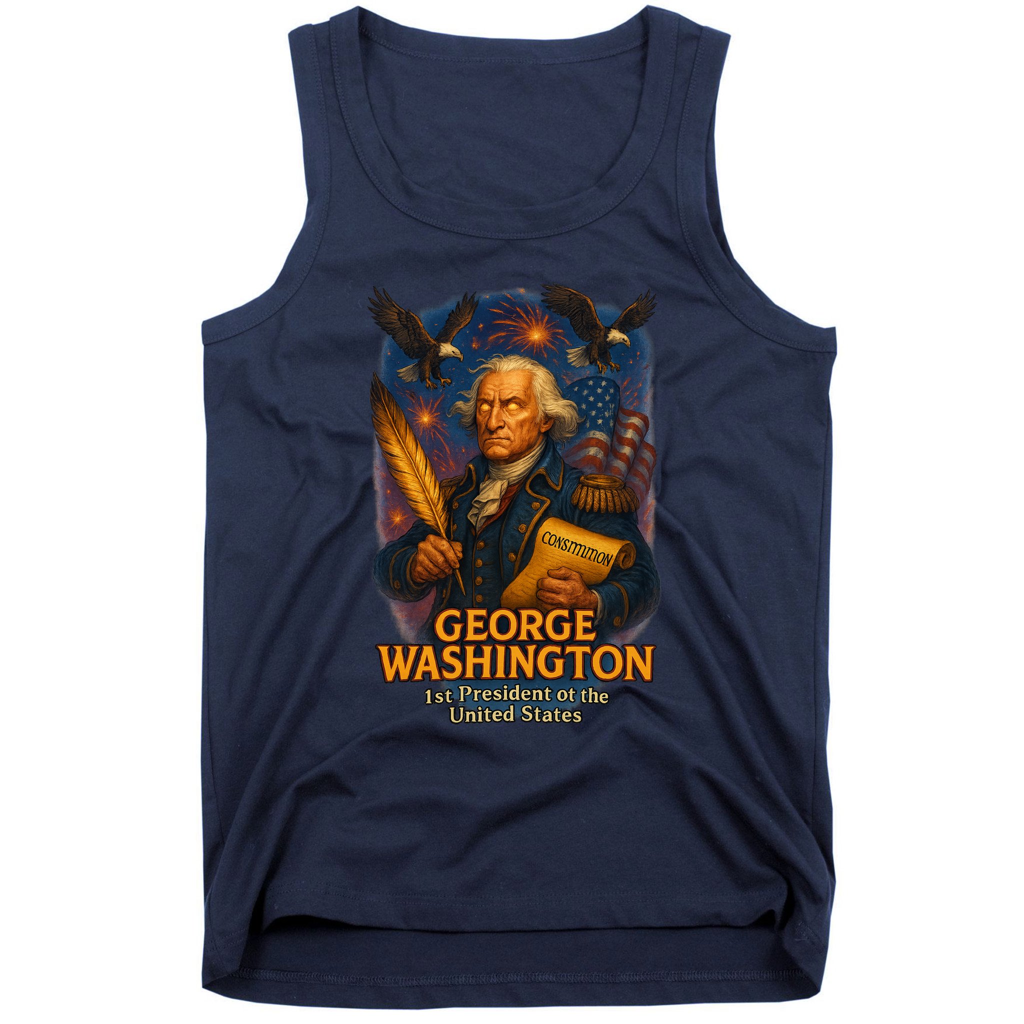George Washington The Presidential Chronicles Tank Top