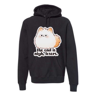 Grimble Wobblegloom The End Is Nigh Losers. Premium Hoodie