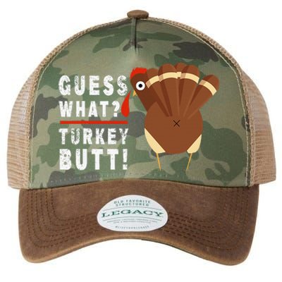 Guess What Turkey Pilgrim Funny Thanksgiving Legacy Tie Dye Trucker Hat