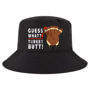 Guess What Turkey Pilgrim Funny Thanksgiving Cool Comfort Performance Bucket Hat