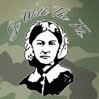 Go With The Flo Florence Nightingale Funny Nurse Legacy Tie Dye Trucker Hat