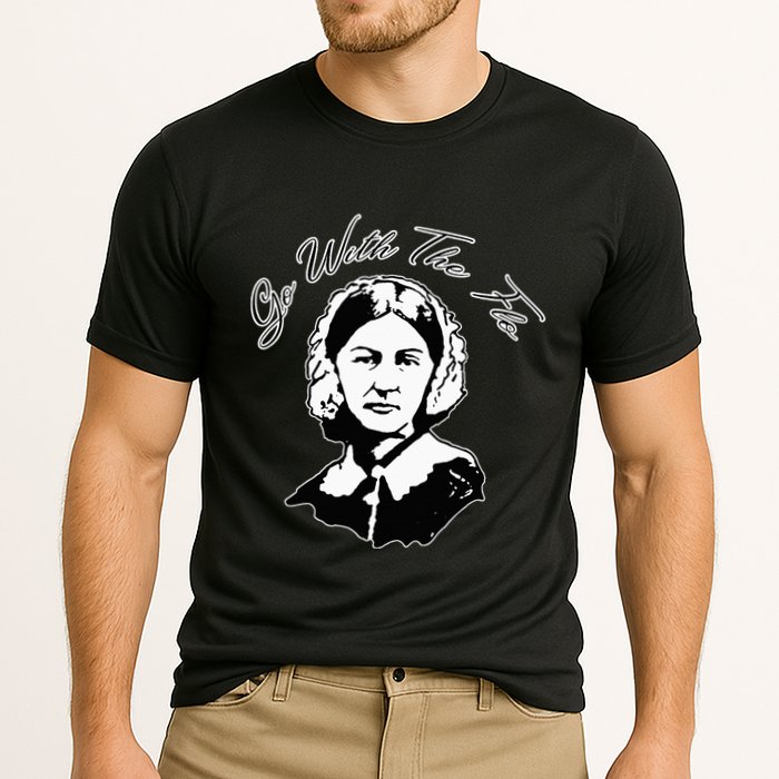 Go With The Flo Florence Nightingale Funny Nurse Performance Shirt