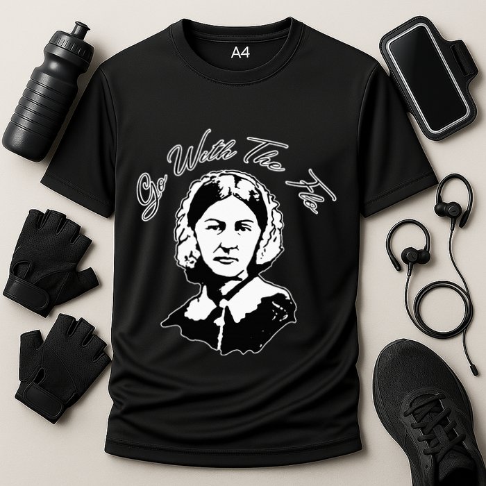 Go With The Flo Florence Nightingale Funny Nurse Performance Shirt