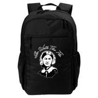 Go With The Flo Florence Nightingale Funny Nurse Backpack