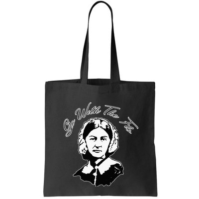 Go With The Flo Florence Nightingale Funny Nurse Bag