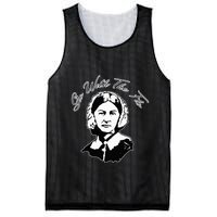 Go With The Flo Florence Nightingale Funny Nurse Mesh Reversible Basketball Jersey Tank