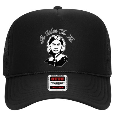 Go With The Flo Florence Nightingale Funny Nurse Trucker Hat